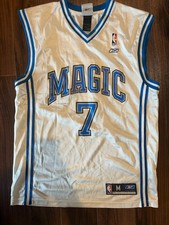 Reebok NBA Orlando Magic JJ Redick #7 Size Medium White Jersey RARE Rookie EUC