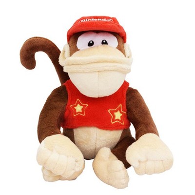 Official DIDDY KONG Super Mario Bros. 7 in. Plush San-Ei (Didi Kongu Plushie)