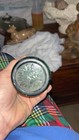 Coca-Cola Green Glass Contour Bottle, Embossed Soda Advertising Bottle — photo 3