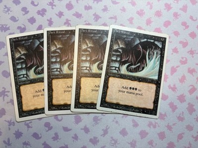 4x Dark Ritual - 3ED MTG Magic The Gathering | eBay
