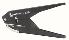 Rexel S120 Plier Hole Punch, Punches Single Holes, 20 Sheet Capacity, Metal, Bla