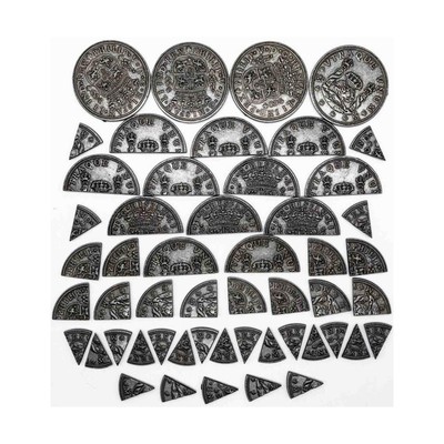 Broken Token Game Accessory Pieces of Eight Coin Collection - 52 Coins! NM