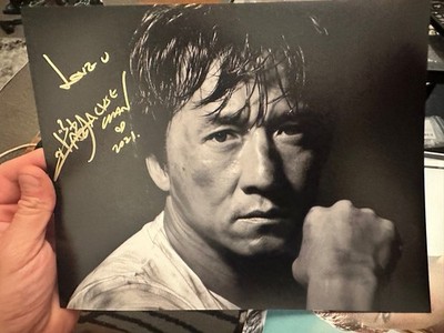 Jackie Chan signed 10x8 Autogrammfoto - Rush Hour - Karate Kid - Kampfsport