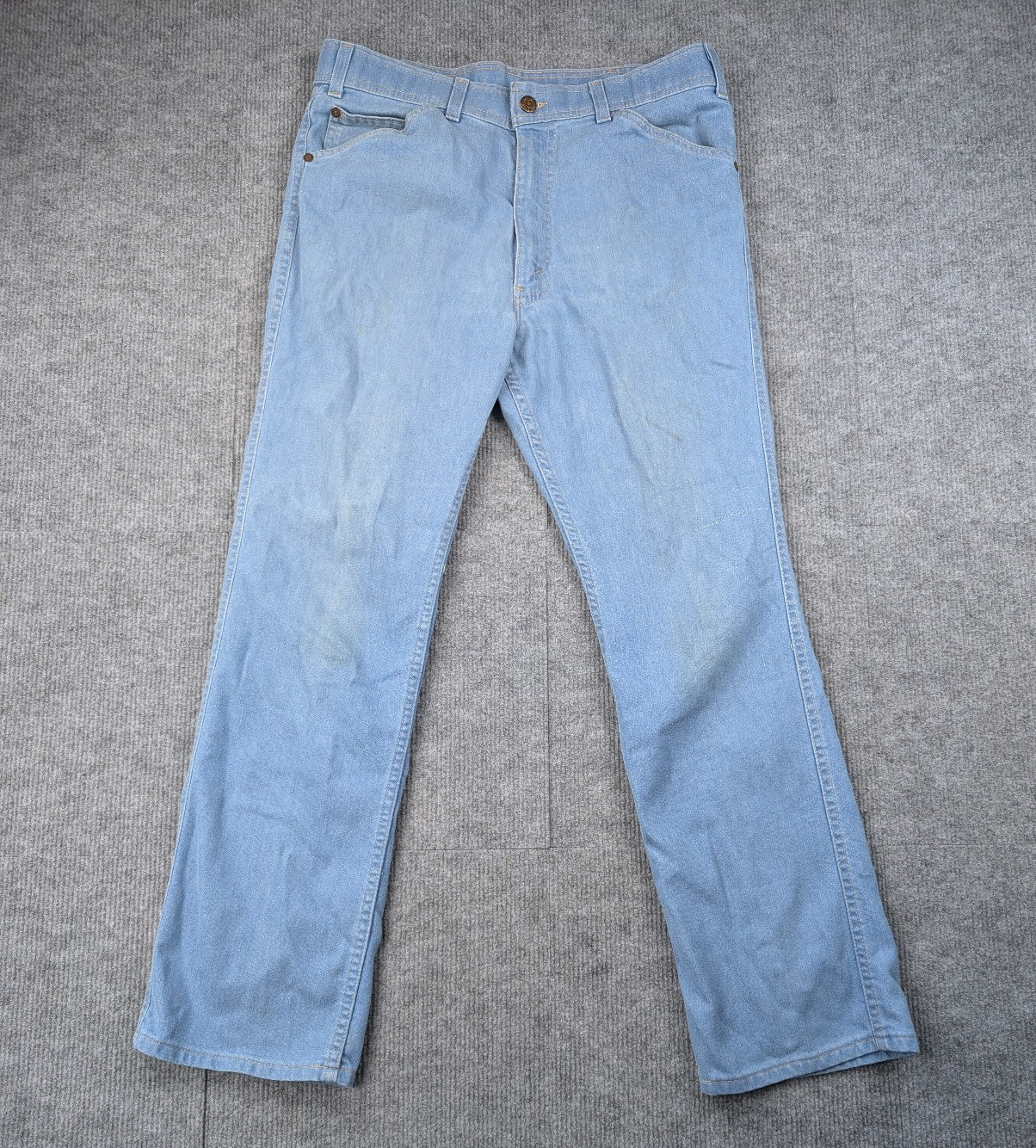 Vintage Levis For Men Jeans 34x30 USA Made 70s Orange Tab Straight Leg More Room