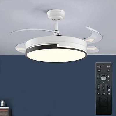 LED Deckenventilator mit Beleuchtung Dimmbar Fernbedienung Leise Timer DC-Motor