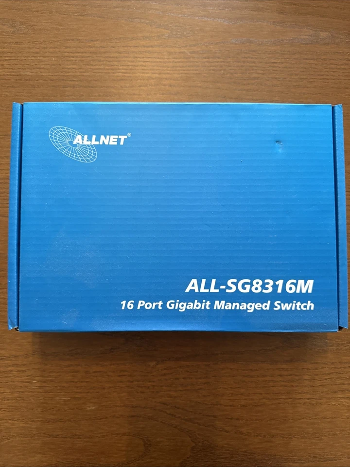 Allnet ALL-SG8316M Managed Network 16 Port Switch, 10"-Racks