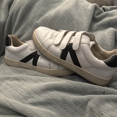 Mia Women's Izzie Casual Sneakers, White/Black 9  US, kicks, casual shoe