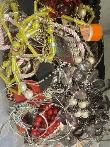 7+ lbs ESTATE Huge Lot Costume Jewelry VTG Now Art Craft RESELLERS LOT07212025