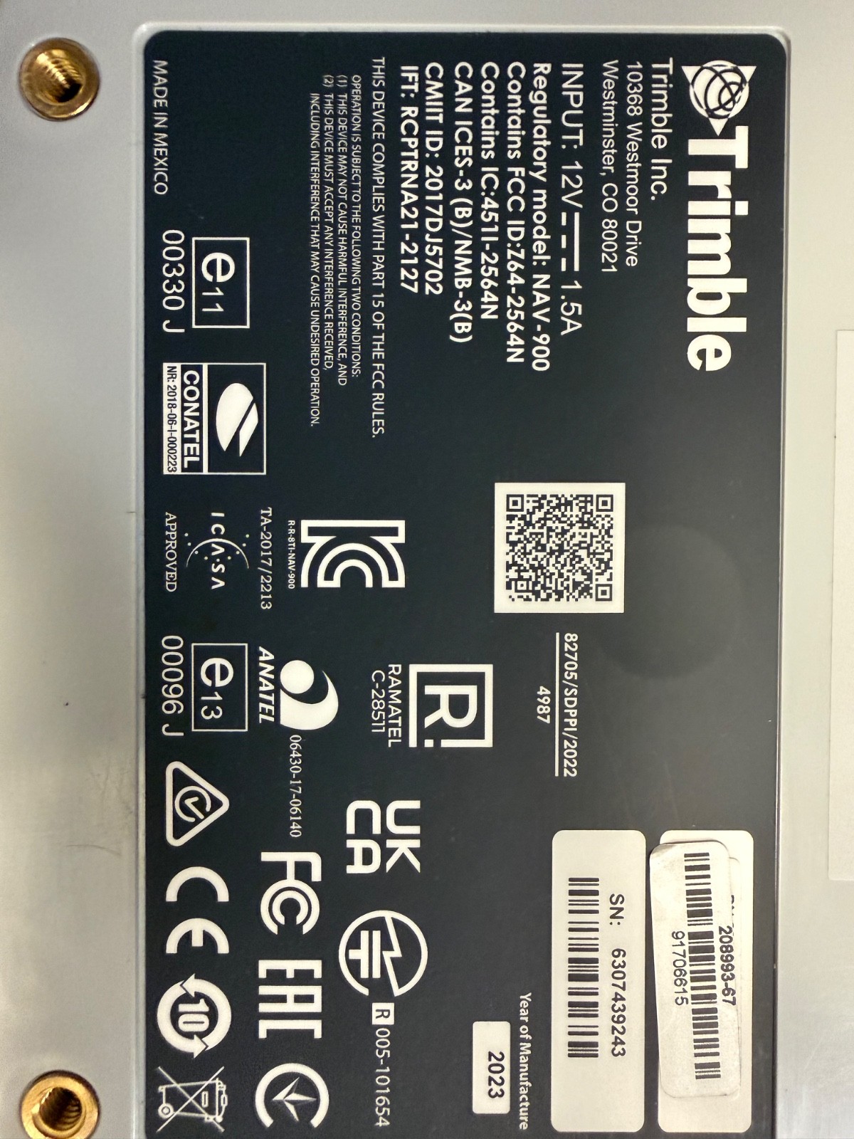 Trimble 392 RTK receiver NAV-900 Case/New Holland