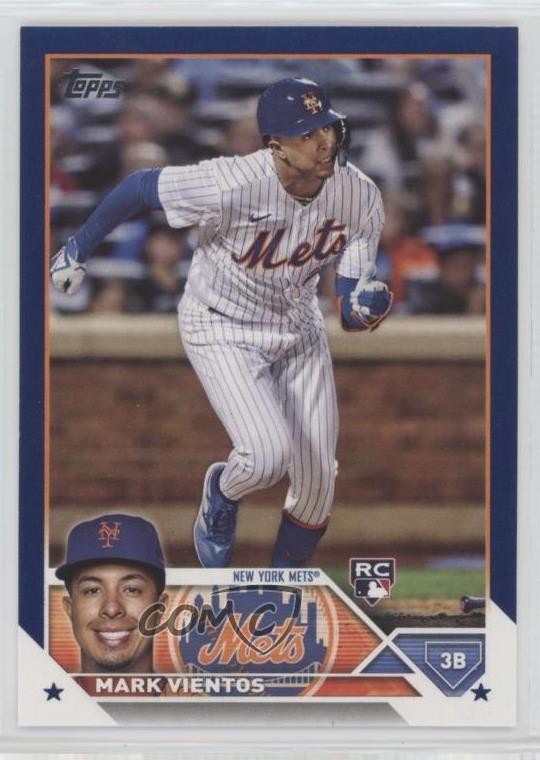 2023 Topps Series 2 Royal Blue Mark Vientos #550 Rookie RC 0px
