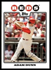 2008 Topps Adam Dunn Cincinnati Reds #370