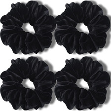 Extra Large Scrunchies for Women'S Thick Hair, Premium Velvet Soft Jumbo Scrunch