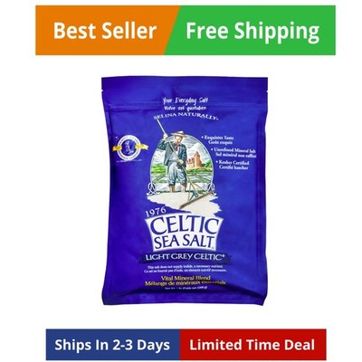Light Grey Coarse   Unrefined Mineral Salt, 70+ Trace Minerals, Sustainably H...
