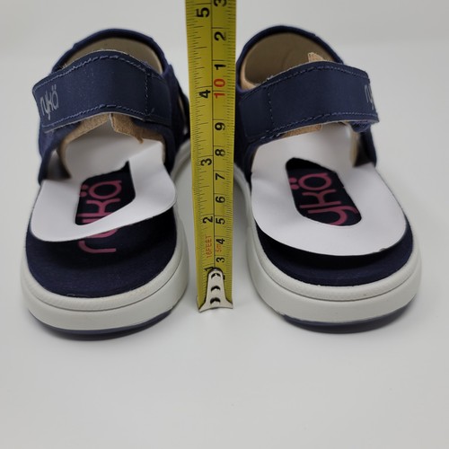 Ryka Women's Stretch Knit Sport Slingback Sandals Micha Navy Blue Sz 7.5W New - Picture 4 of 10