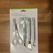 Cricut Basic Tool Set 2006695 Spatula Weeder Scraper Sissors Tweezers