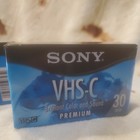 Lot of 2 NEW Sony VHS-C Camcorder Tapes SP 30 Min Premium Grade Color and Sound  — photo 7