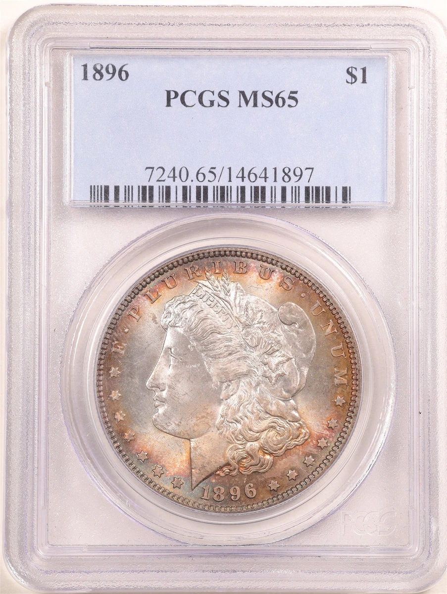 1896 Year Grade MS 65 Morgan Dollars (1878-1921) for sale | eBay