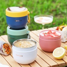 Stainless Steel Lunch Box Thermos Insulated Food Container for Soup &Hot Meal UK