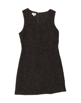 MEXX Womens Sleeveless Sheath Dress UK 12 Medium Grey Flecked BM02