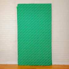 Indian Printed Coconut Leaf Backdrop Cloth | Curtain Decoration Green Backdrop |