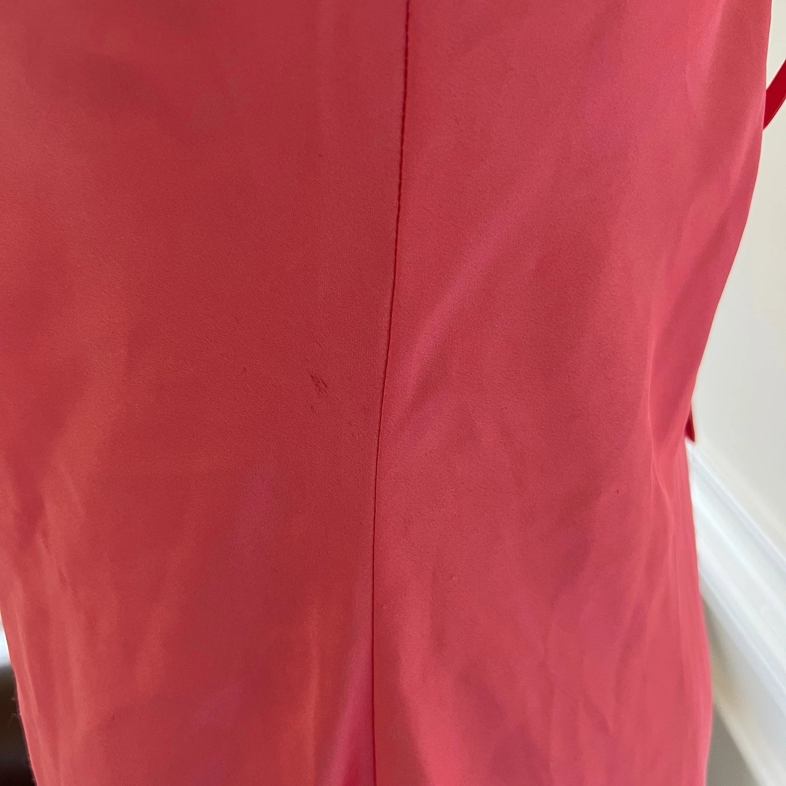 UNDERCOVER Abito Victoria's Secret pizzo corallo raso slip schiena aperta M