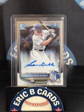 2025 Bowman Draft Chrome Sean Gamble 1st Prospect Auto Royals Autograph