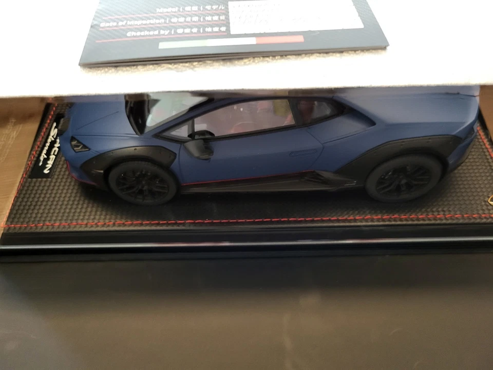 MR MODELS LAMBORGHINI HURACAN STERRATO 1/18 Blu Grifo LAMBO057E Black Friday - Immagine 3 di 4