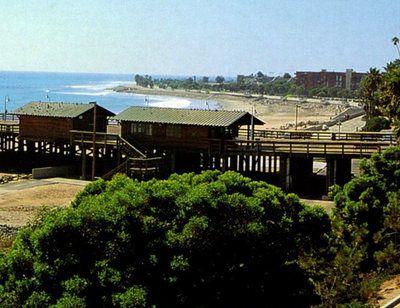 #ad Vintage Continental Postcard Pacific Ocean Beach Ventura California CA $4.31
