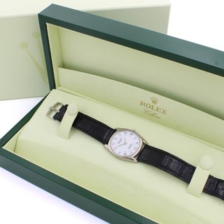Men's Rolex Cellini Danos Ref. 4233 33mm White Dial Watch w/ Box #W234888 1