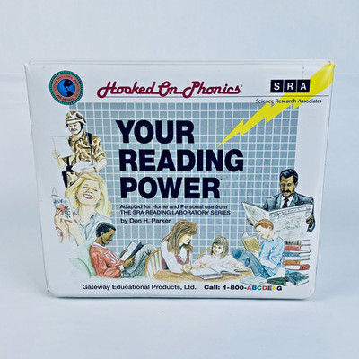 NEW Hooked on Phonics 1992 SRA Reading Power Set Booklets & Tapes Complete Vtg