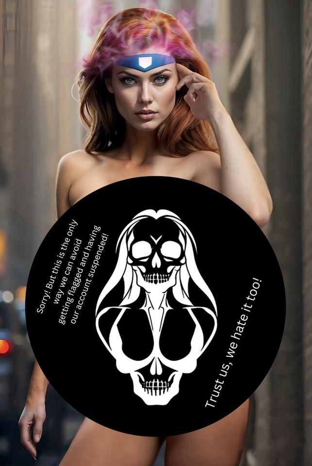 Jean Grey (NUDE) DOUBLE SIDED - Ltd100 W/ CoA Deviant Nation Art Book