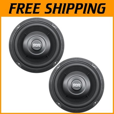 Sound 6.5'' Shallow Subwoofers, 4-Ohm Pair-`