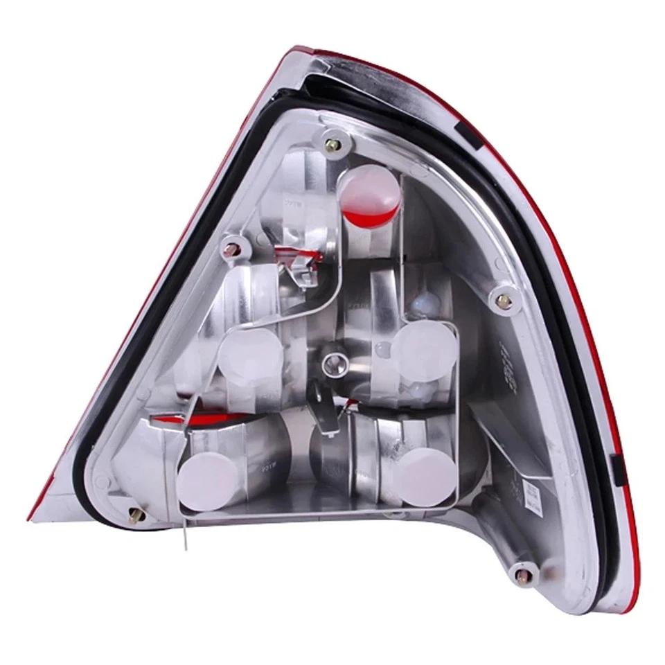 For Mercedes-Benz C43 AMG 98-00 Tail Lights Driver & Passenger Side Chrome/Red Foto 2 de 3