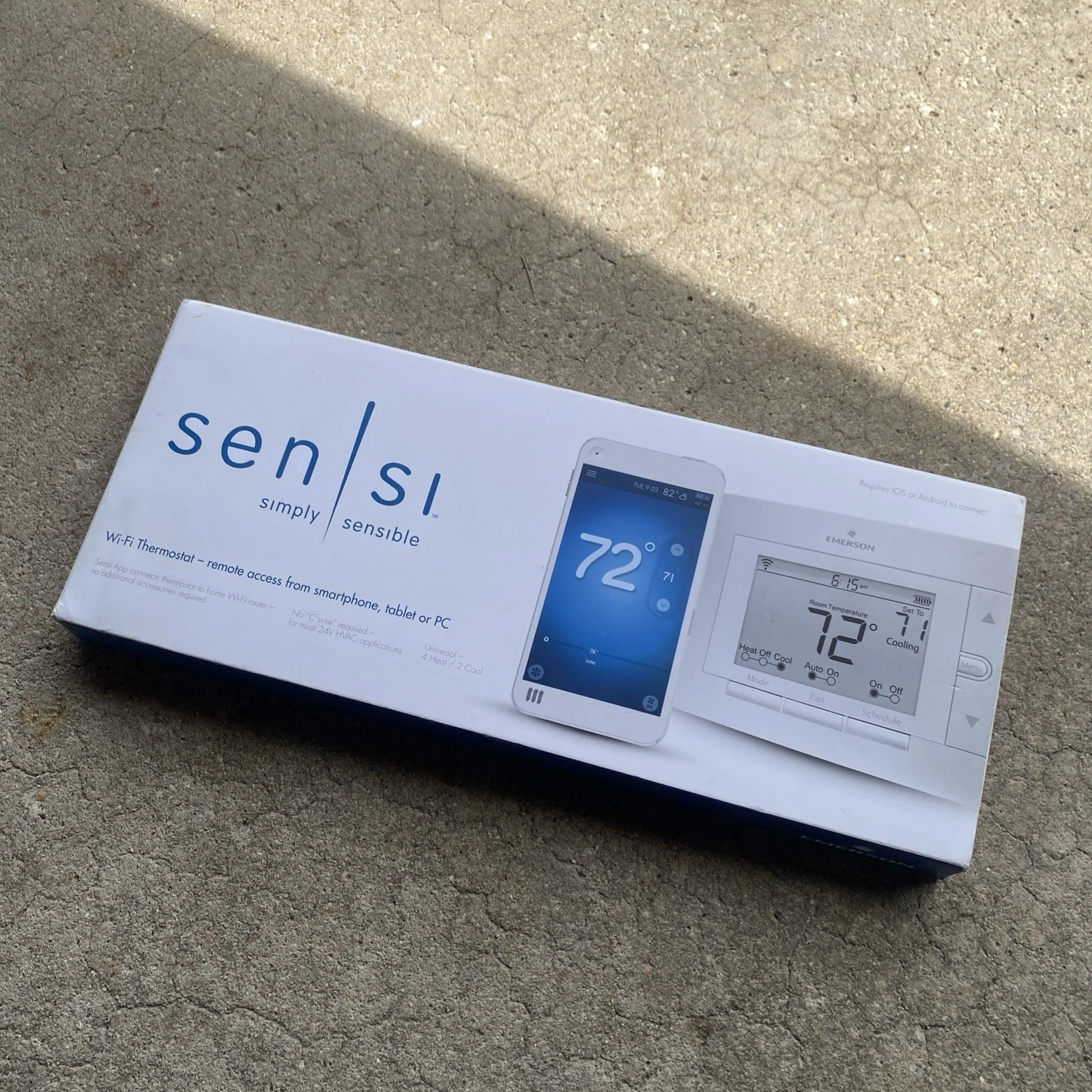 Emerson Sensi Simply Sensible 1F86U-42WF Smart Home WiFi Thermostat