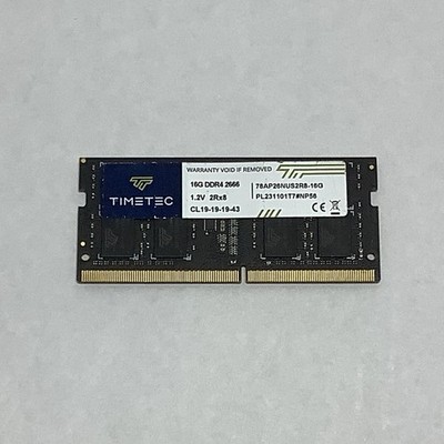 Купить timetec 16gb ddr4 2666mhz pc4 21300 12v cl19 2rx8 open pkg