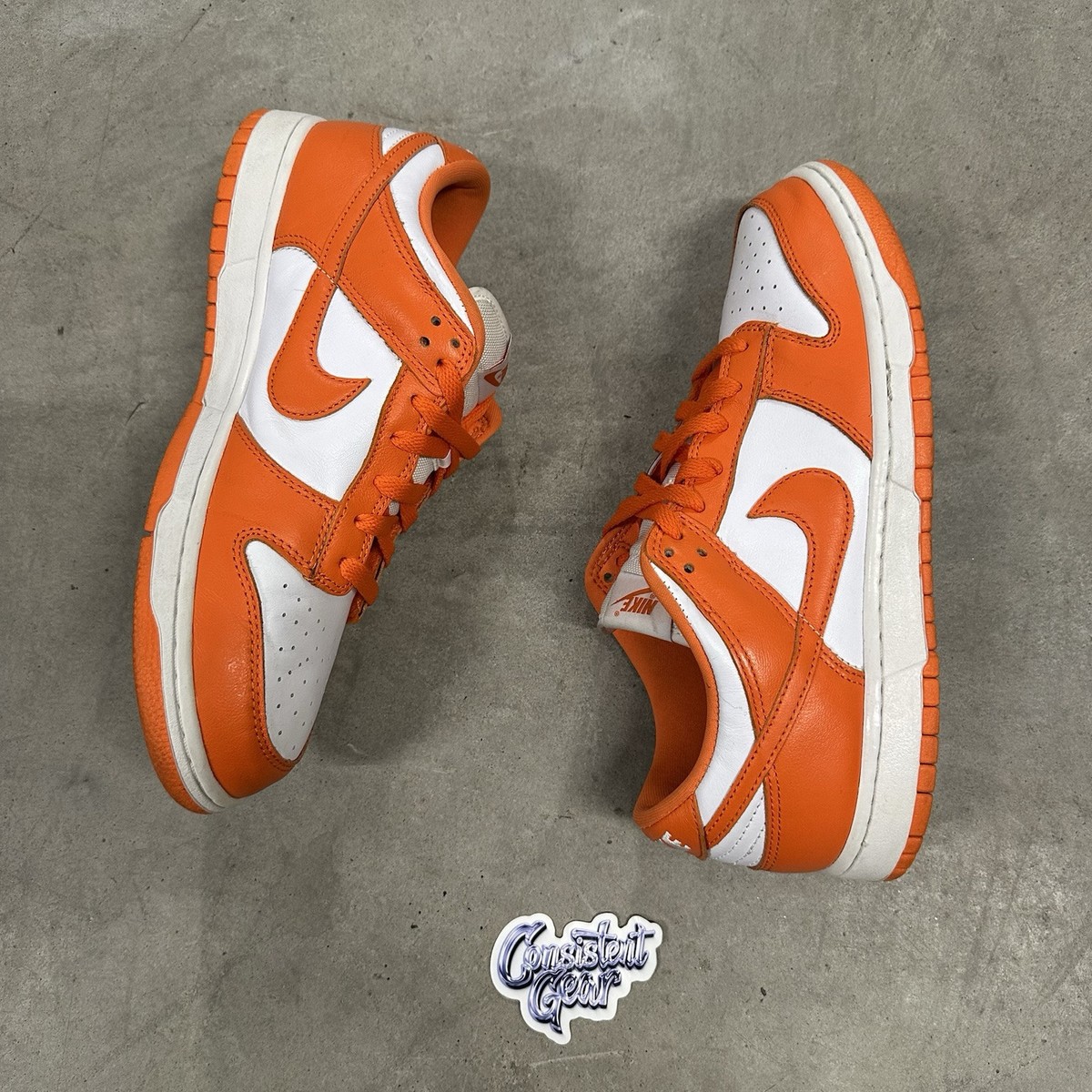 Nike Dunk Low Retro SP Syracuse 2020 - Size 10.5M - CU1726