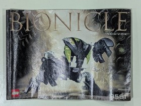 LEGO Bionicle 8561 Bohrok Nuhvok with Krana & Book, Very Good Condition