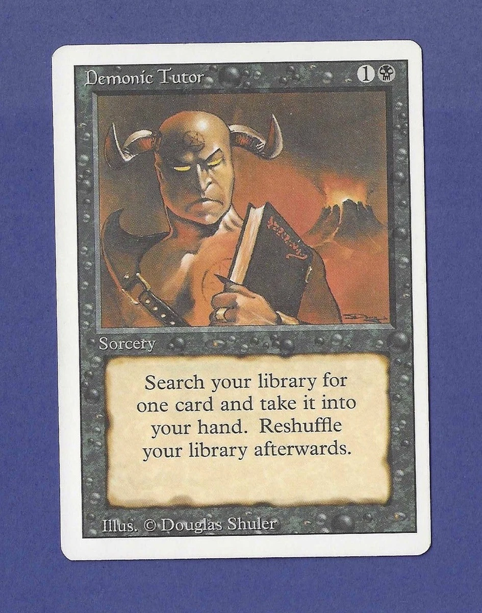 Preços baixos em Demonic tutor Magic: The Gathering Edição