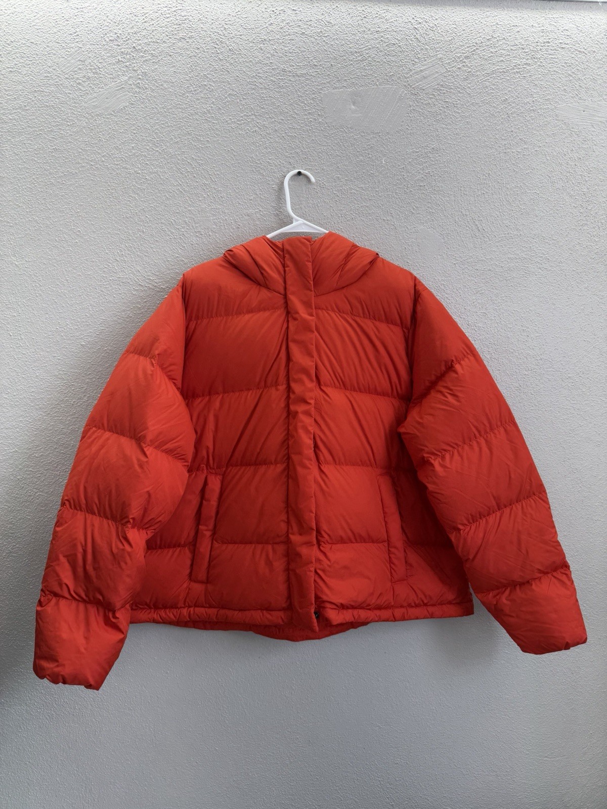 Eddie Bauer Womens Jacket Size T2XL Ketchum Down Red 650 Down Puffer NWTs