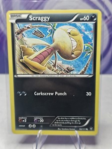 2014 Pokemon XY Furious Fist Scraggy 66/111 