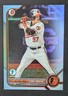 Coby Mayo 2022 Bowman Draft Chrome Sky Blue Foil Baltimore Orioles