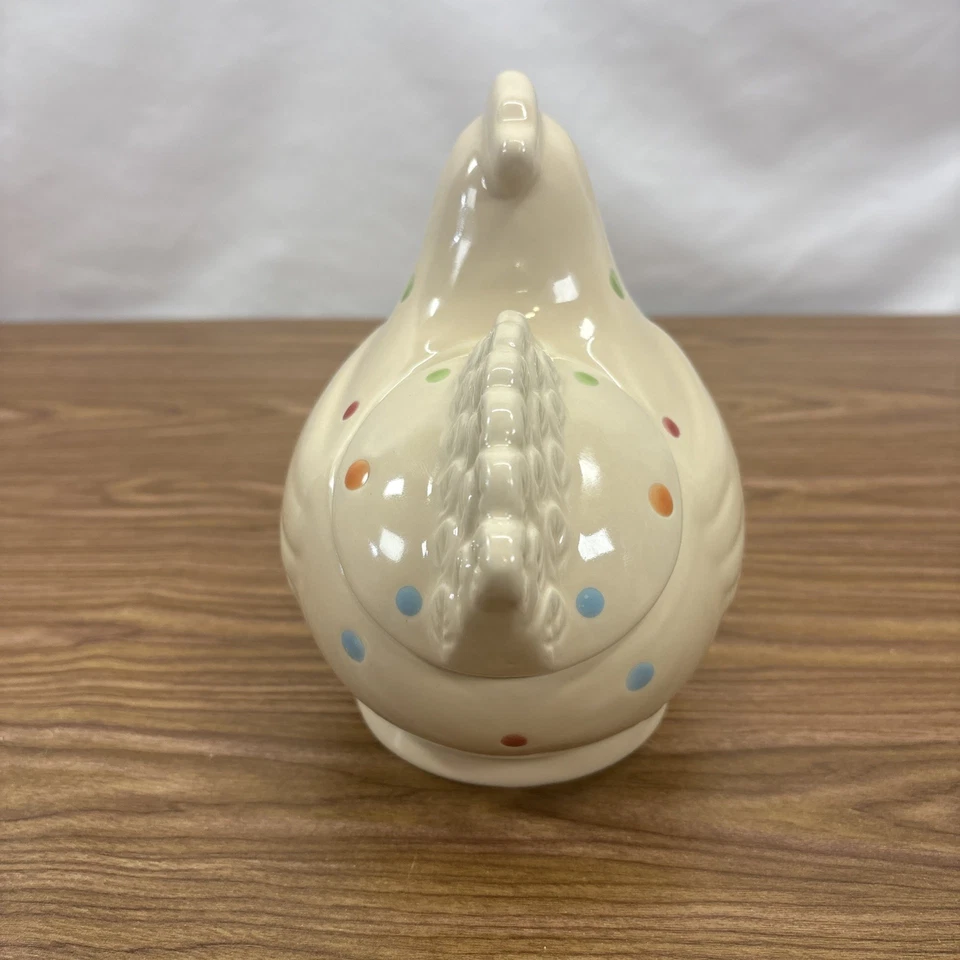 Temp-tations By Tara Polka Dot Rooster (Chicken) Sugar Canister - Image 4 of 4