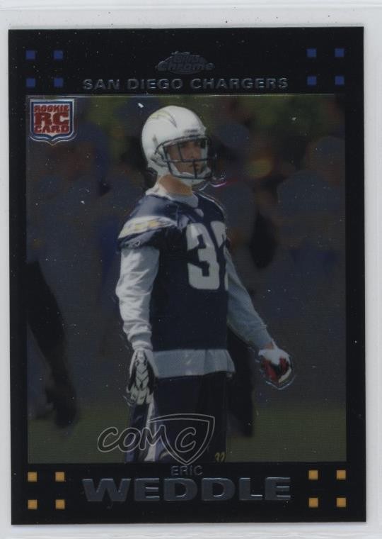 2007 Topps Chrome Eric Weddle #TC263 Rookie RC 0uf1