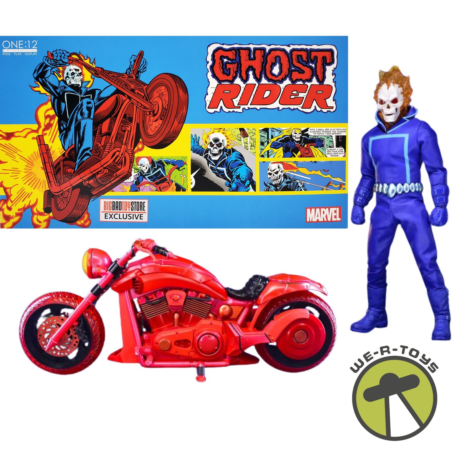 Marvel Ghost Rider & Hell Cycle One:12 Exclusive Vengeance Edition Figure