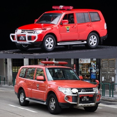 1:43 SunStar Mitsubishi Pajero 2011 Macau Fire Department Painting automodell