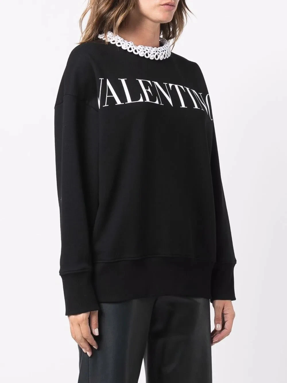 Felpa manica lunga Valentino con stampa logo