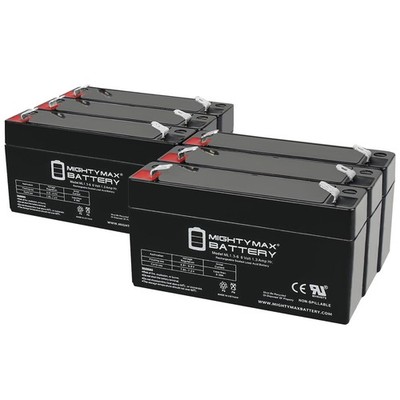 Mighty Max 6V 1.3Ah SLA Battery Compatible with Powertron NPH136 - 6 Pack
