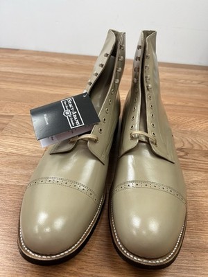 Stacy Adams Madison Cap Toe Leather Boots in Taupe, Mens  display picture 2