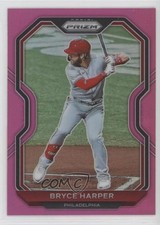 2021 Panini Prizm Tier II Pink Prizm Bryce Harper #187 jd9