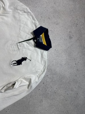 Polo Ralph Lauren #6 Rugby Sweatshirt Big Pony PRL White | eBay